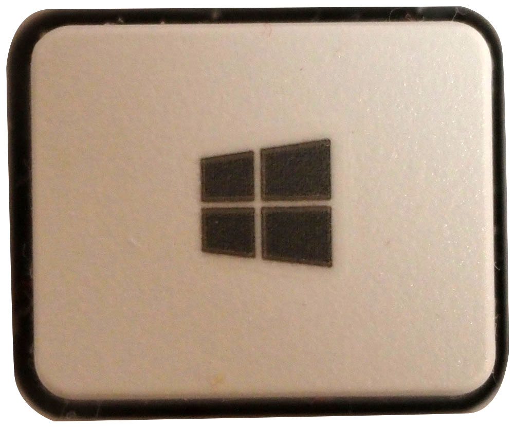 Hier sehen Sie als Grafik die Windows-Taste
