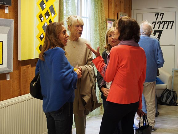 Ute Schmidt mit Besuch
