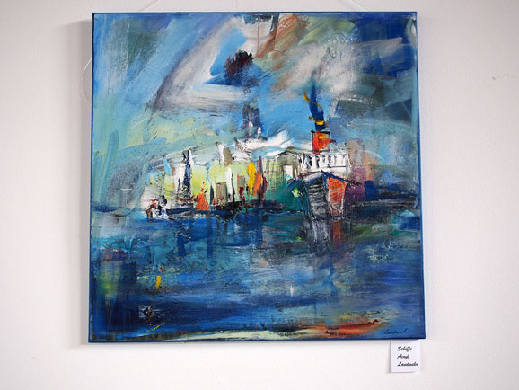 Gunther Landwehr „Schiff“ (Acryl)
