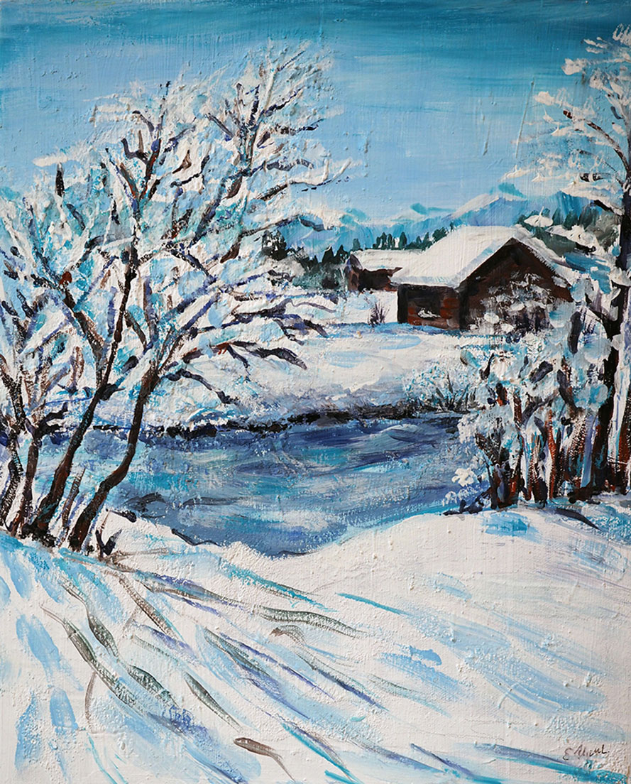  Elvira Unruh - Winterlandschaft